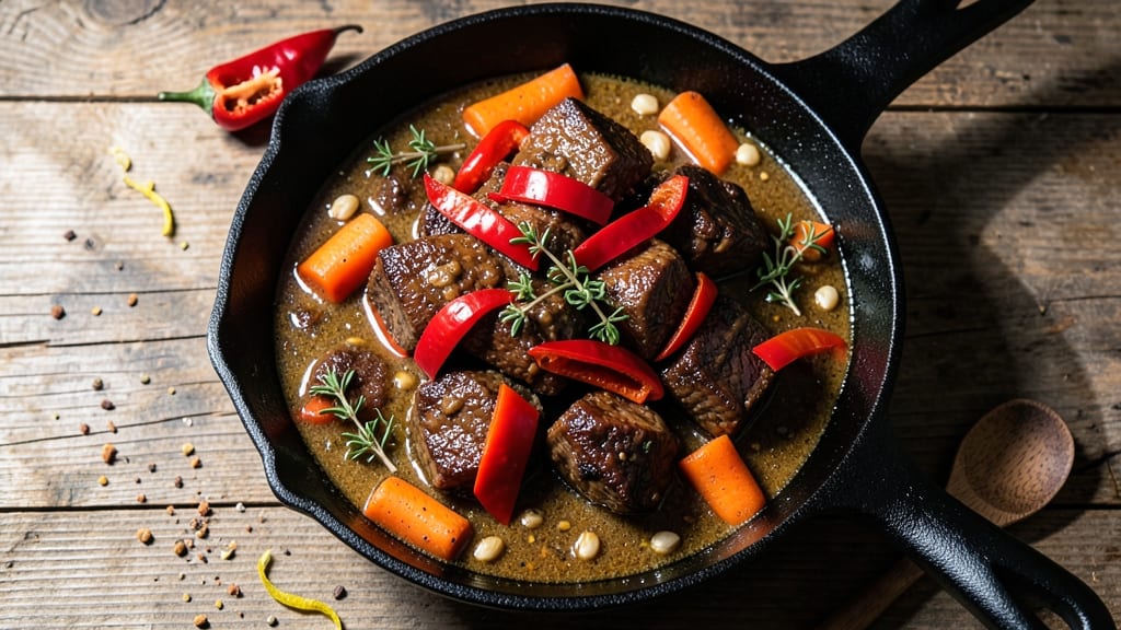 Bajan Beef Stew Recipe: Bold Spice-Simmered Comfort in One Pot