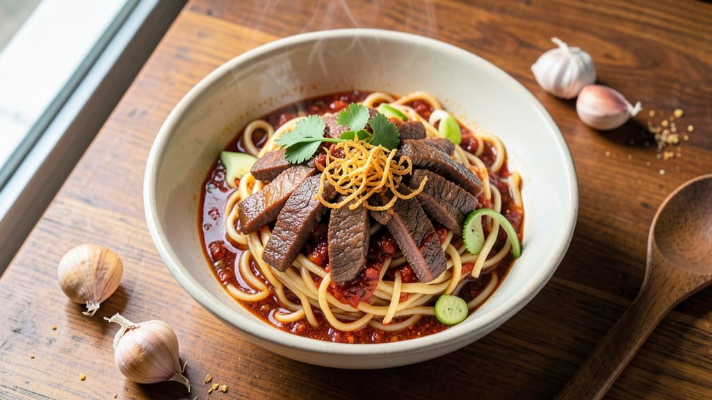 Asian Spicy Beef Noodle Recipe: Bold Umami Heat With Silky Noodles