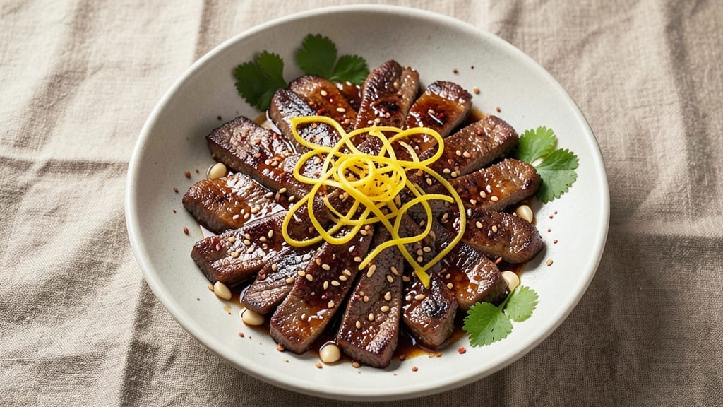 Air Fryer Ginger Beef Recipe: Crispy-Tender Bites with Zesty Glow