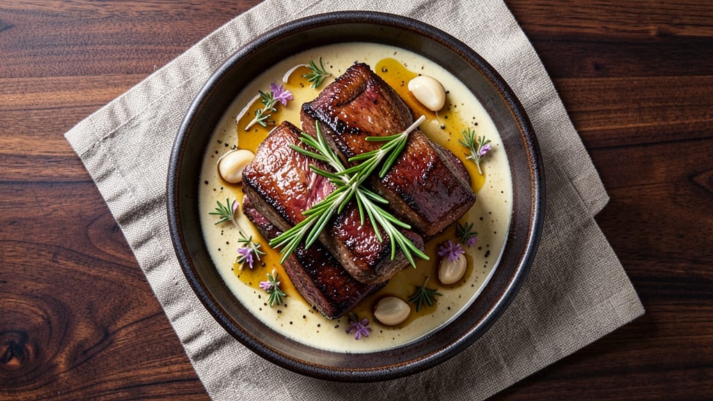 Angus Beef Chunks Recipe: One-Pan Garlic-Herb Crust With Juicy Centers