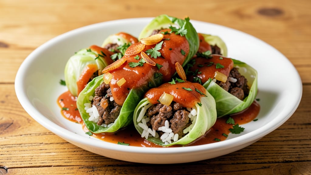 Beef and Rice Cabbage Rolls Recipe: Flaky Wraps Stuffed With Savory Beef and Herbed Rice