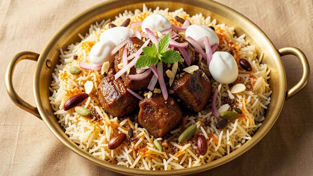 Bangladeshi Beef Biryani Recipe: Fragrant Saffron and Cardamom Layers