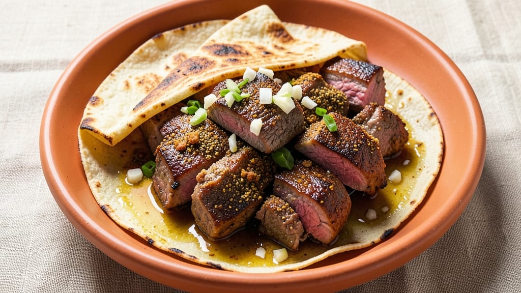 Beef Bafat Recipe: Smoky Cumin and Charred Tortilla Crunch Fusion