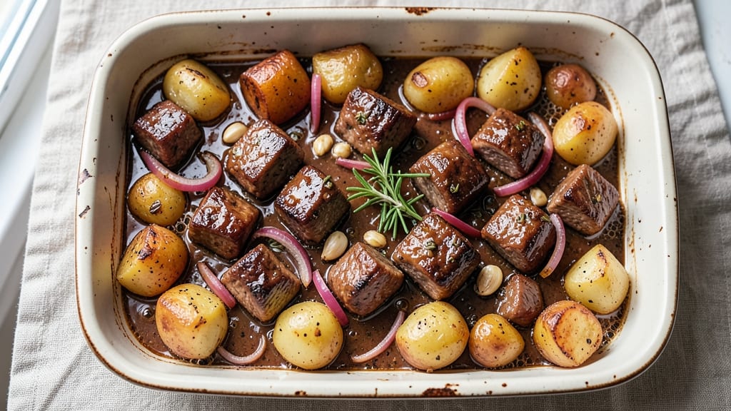 Beef and Potato Bake Recipe: Crispy Top, Melty Cheese Layers