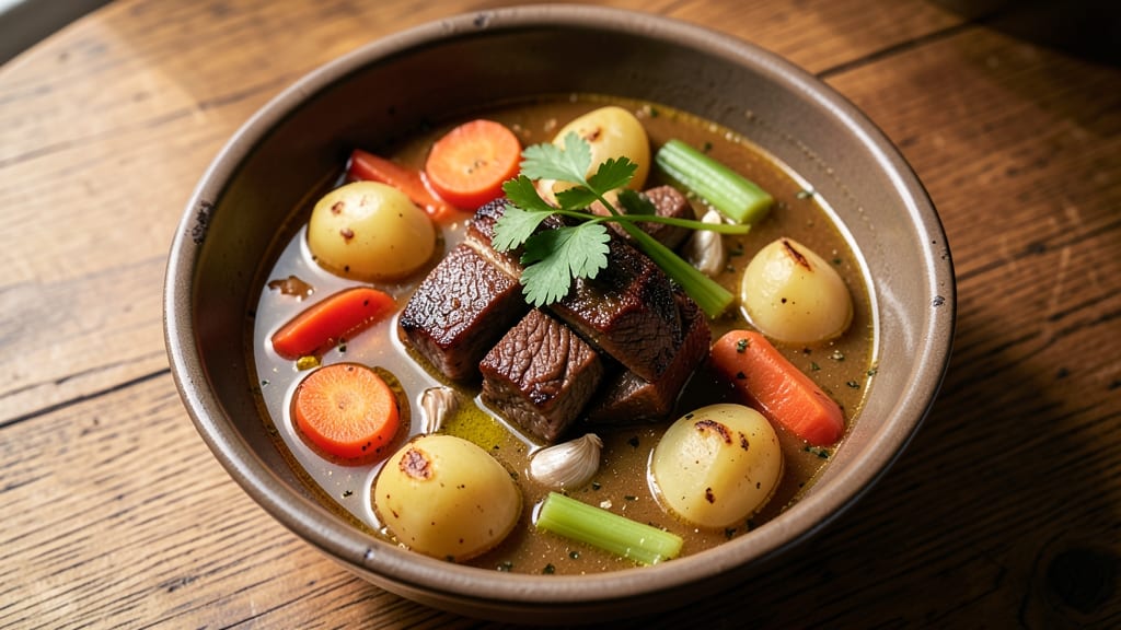 5 Star Vegetable Beef Soup Recipe: Deep Umami Simmer With Tender Meat and Fresh Herbs