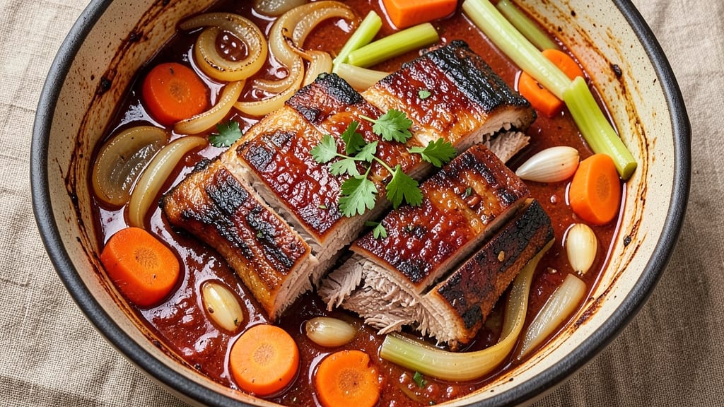 Beef Back Ribs Stew Recipe: Slow-Braised Meatfall Tenderness With Herbed Gravy