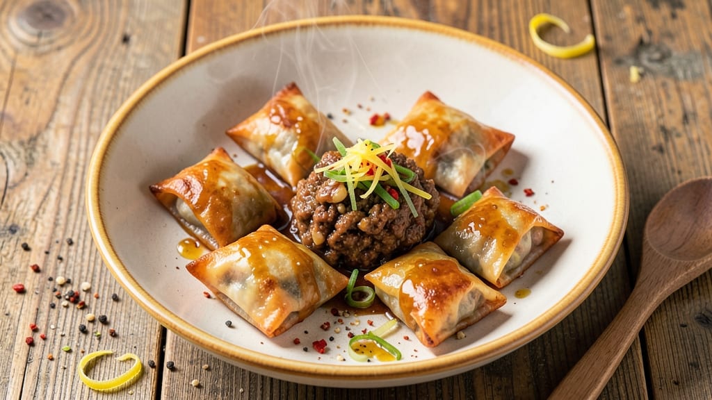 Beef and Pork Egg Rolls Recipe: Crispy Shells Stuffed With Savory Meat