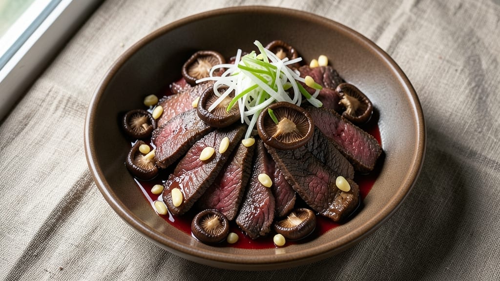 Beef and Shiitake Mushroom Recipe: Deep Umami Simmer With Earthy Crust