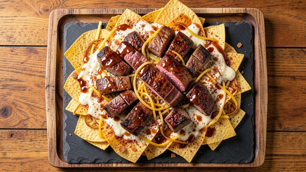 BBQ Beef Nachos Recipe: Triple-Layered Crunch With Caramelized Onions