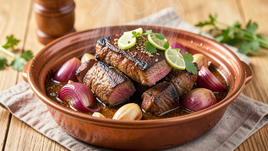 Authentic Beef Tagine Recipe: Moroccan Spice-Stewed Richness With Sweet Apricots