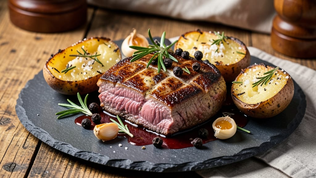 Baked Potato Beef Recipe: Loaded Bites With Crispy Top and Melty Cheese Rivers