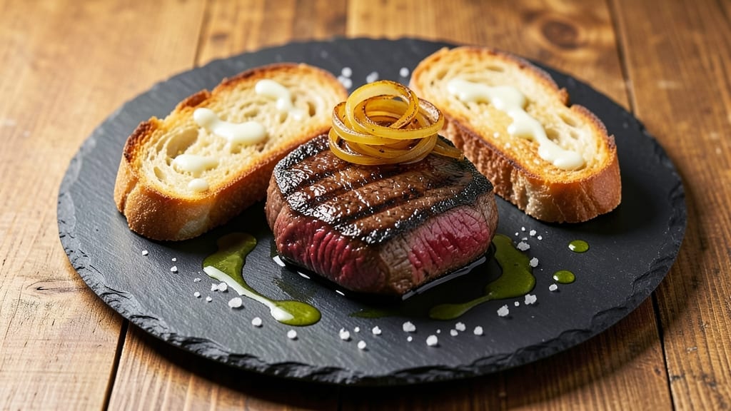 Beef and Bread Recipe: Crispy Bread-Crusted Steak with Caramelized Onions