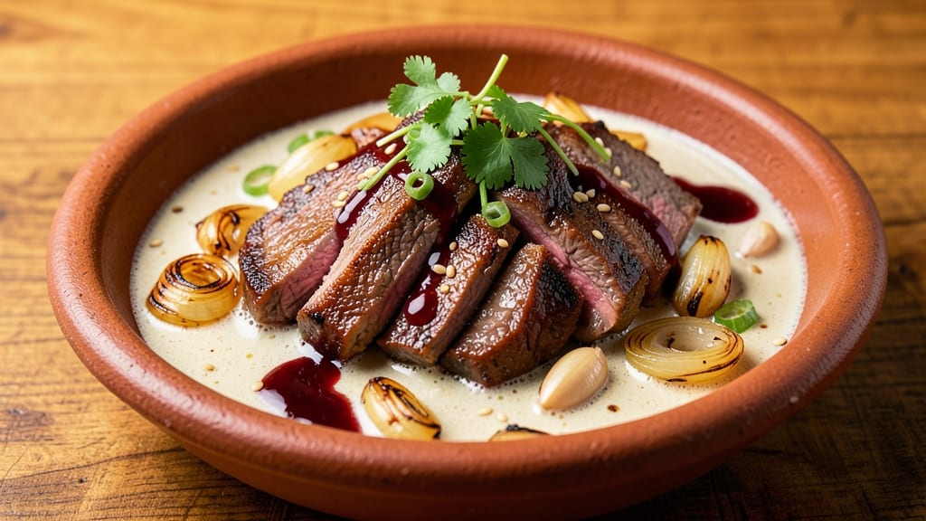 Beef Adobo Sa Gata Recipe: Silky Coconut Milk Braise with Charred Onions