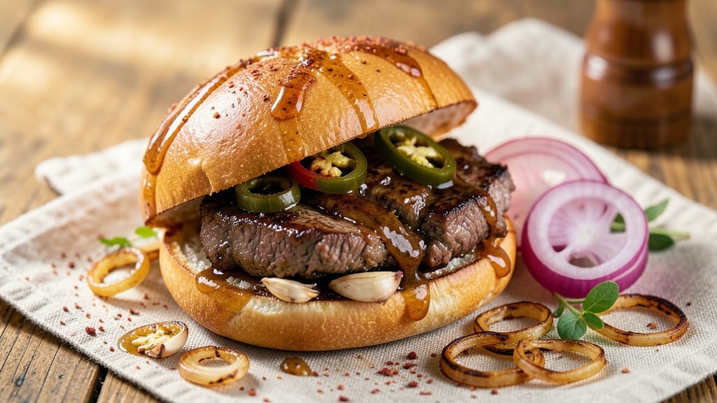 Barbecue Beef On A Bun Recipe: Smoky-Sweet Caramelized Crust With Juicy Interior