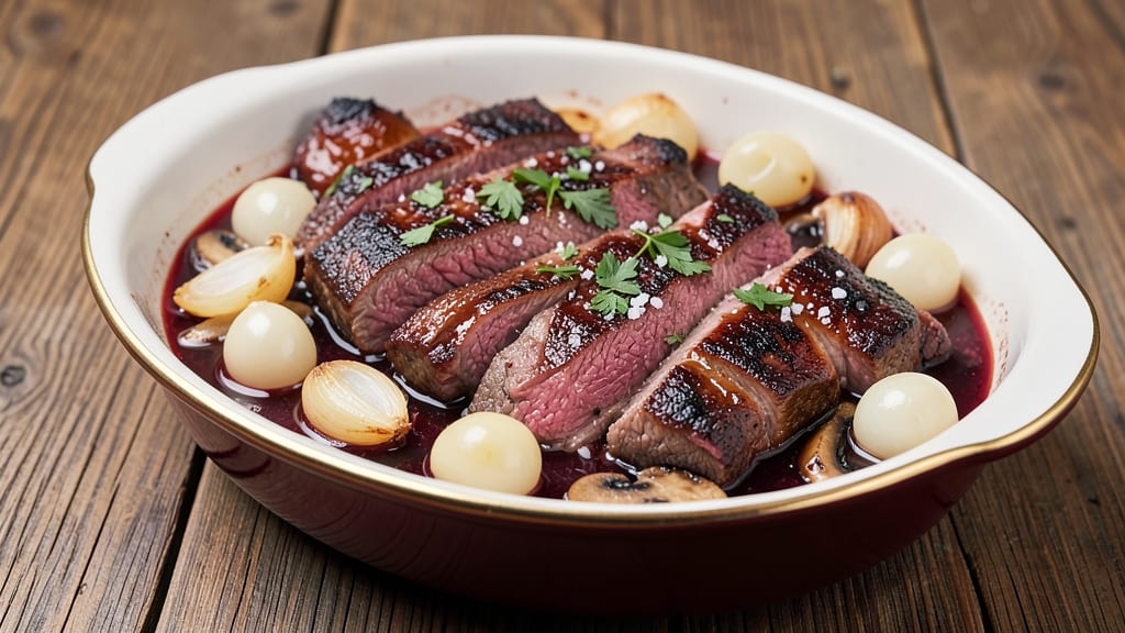 Barefoot Contessa's Filet Beef Bourguignon Recipe: Deep Wine-Reduced Richness With Tender Beef
