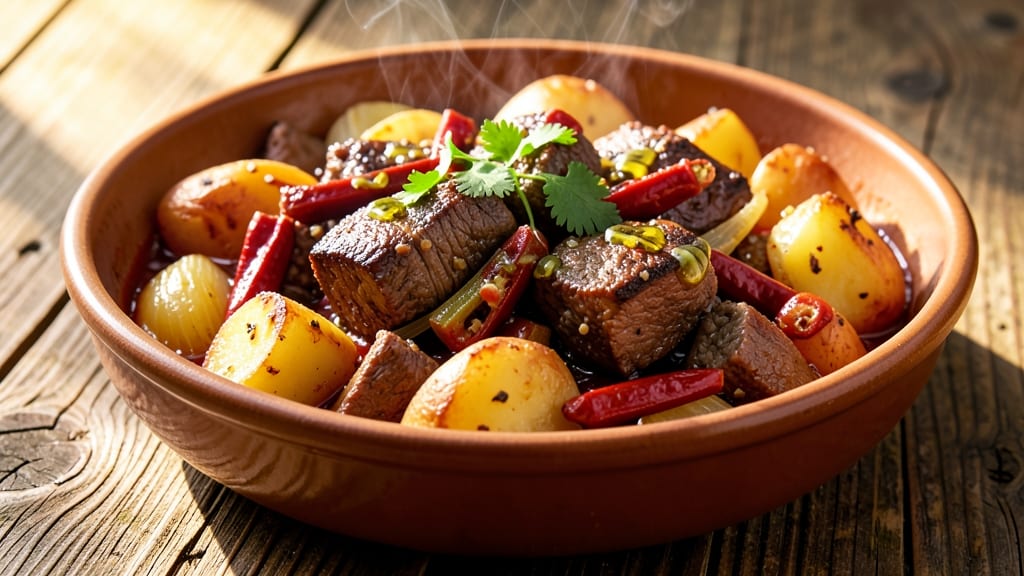 Beef and Potato Picadillo Recipe: Slow-Braised Spice and Okra Thickened Richness