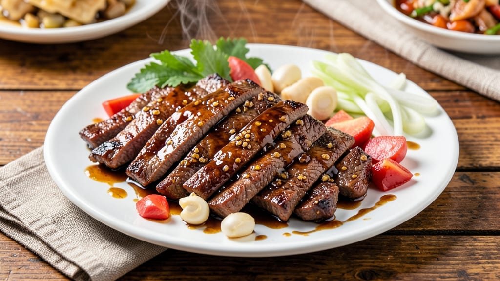 Asian Sticky Beef Recipe: Glossy Caramelized Sauce With Charred Edges