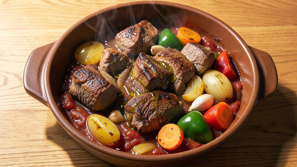 Beef and Pepper Stew Recipe: Deep-Simmered Richness With Caramelized Onions