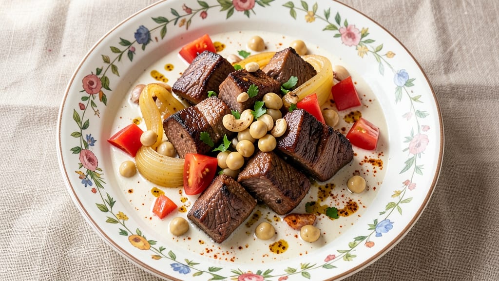 Beef and Chickpea Curry Recipe: Spiced Tomato Base With Tender Beef and Crunchy Chickpeas
