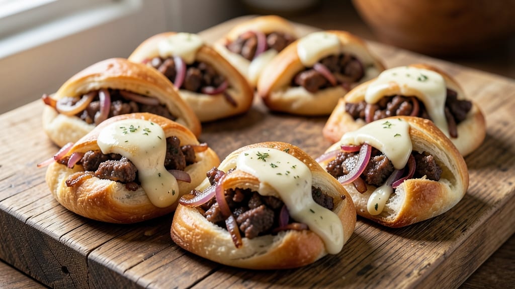 Beef and Onion Piroshki Recipe: Flaky Dough Wrapped in Savory Filling