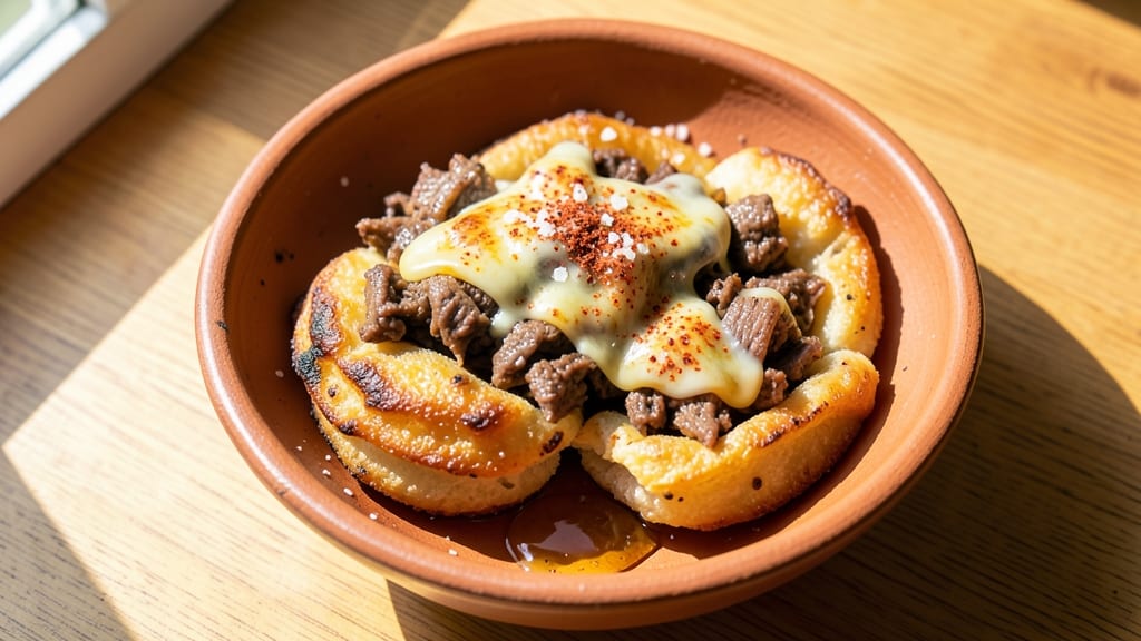 Beef and Cheese Sopapilla Recipe: Crispy Tortilla Crowns Stuffed With Melty Cheese