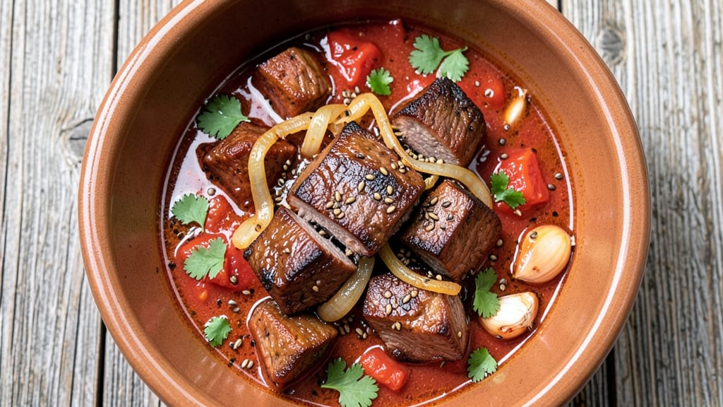 Arabic Beef Stew Recipe: Slow-Simmered Spice and Tomato Harmony