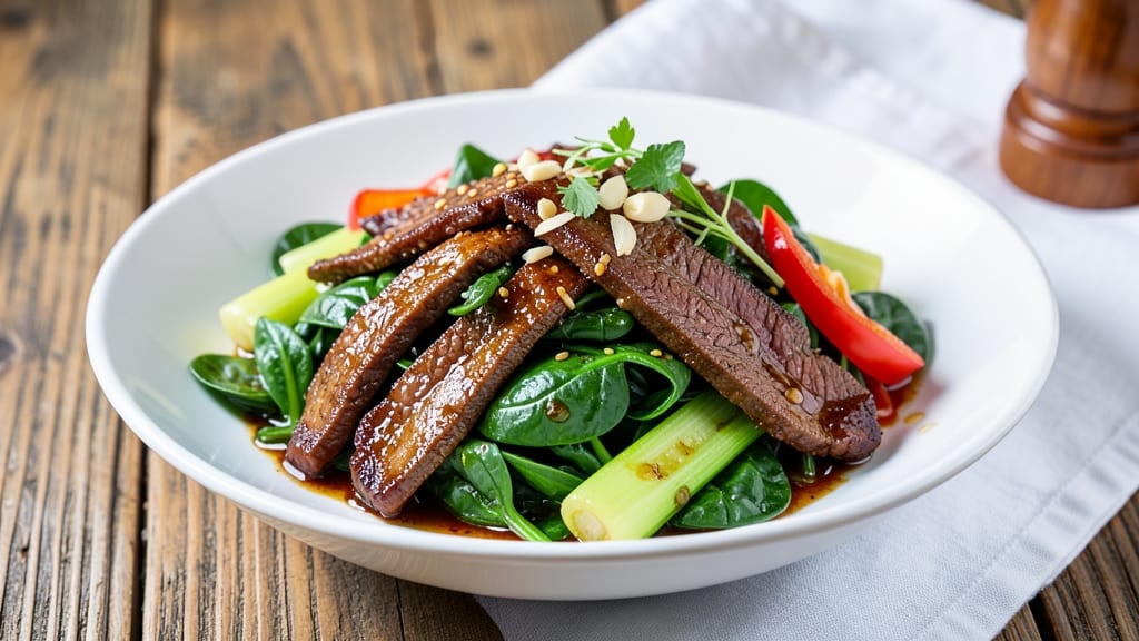 Beef and Greens Stir Fry Recipe: Wok-Fried Protein and Veggie Harmony
