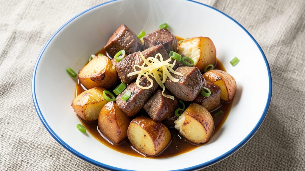 Beef and Potato Chinese Recipe: Wok-Seared Crispy Edges and Tender Centers