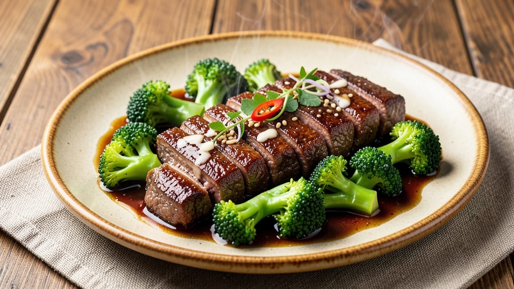 Beef and Broccoli in Garlic Sauce Recipe: Wok-Searered Umami and Aromatic Depth