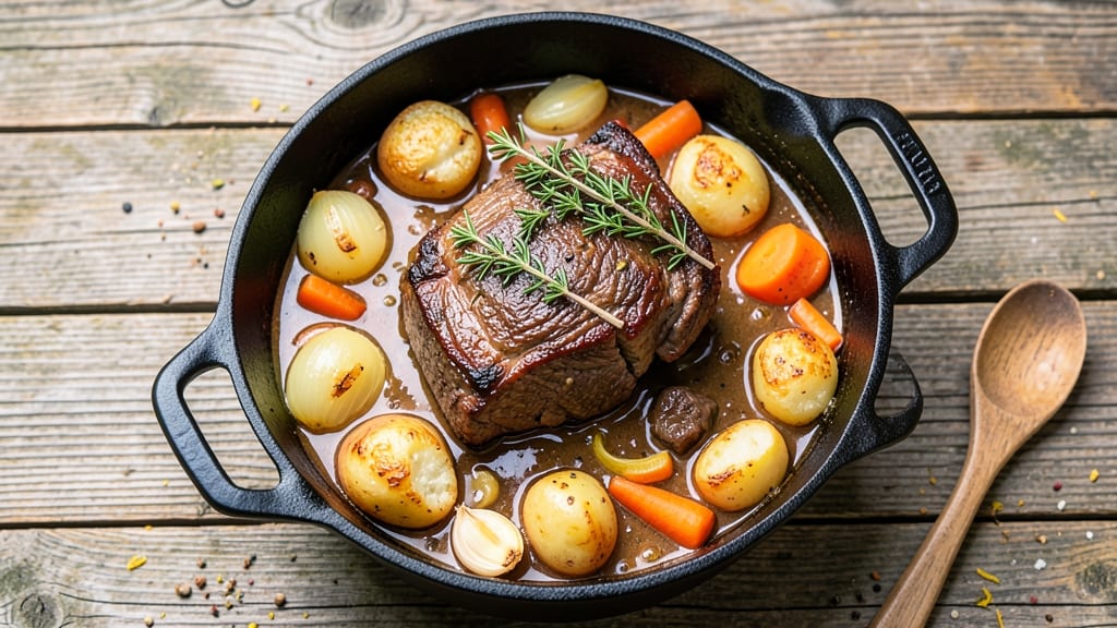 Basic Beef Stew Recipe Without Wine: Deep-Roasted Caramelized Depth in One Pot