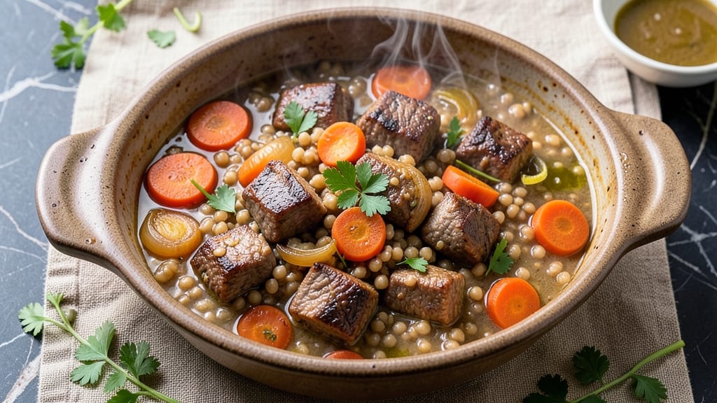Beef and Pearl Barley Stew Recipe: Deep-Savory Simmer with Nutty Barley Bites