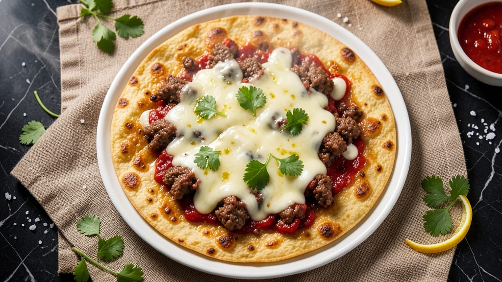 Baked Beef Quesadilla Recipe: Crispy Tortilla Crunch Over Melty Cheese Rivers