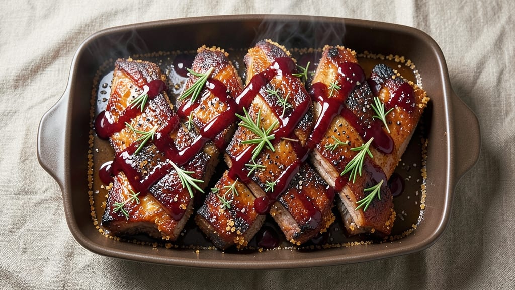 Baked Boneless Beef Ribs Recipe: Fall-Apart Tenderness With Balsamic Glaze