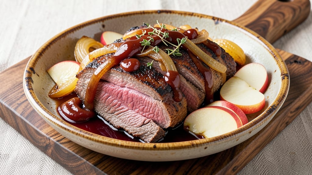 Apple Beef Recipe: Sweet-Tangy Braise with Caramelized Onions