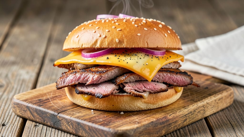 Arby's Roast Beef and Cheddar Cheese Sandwich Recipe: Slow-Sliced Beef and Triple-Melt Cheese