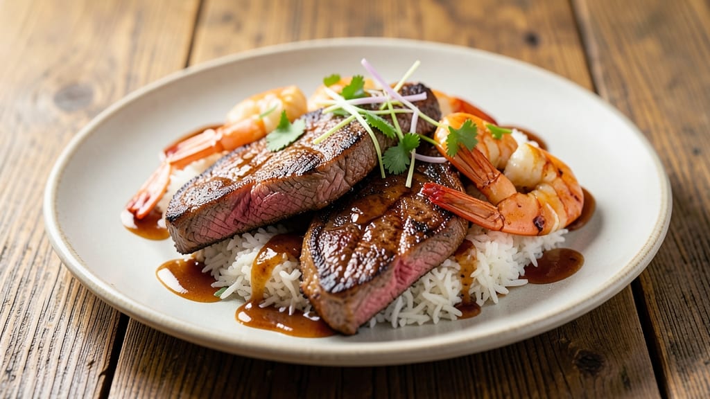 Beef and Shrimp Teriyaki Recipe: Sweet-Savory Glaze with Caramelized Edges