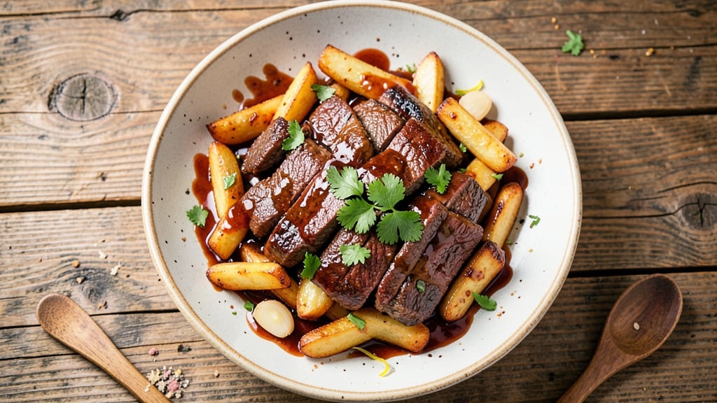 Beef and Potato Stir Fry Recipe: Wok-Seared Crunch and Silky Potatoes