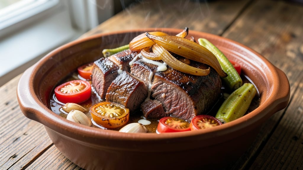 Beef Binagoongan Recipe: Slow-Simmered Umami Richness with Okra Thickness