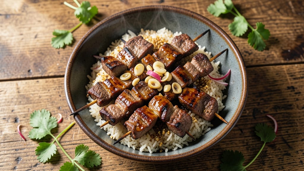 Banyan Beef Skewers Recipe: Charred Spice and Tangy Tamarind Bite-Sized Magic