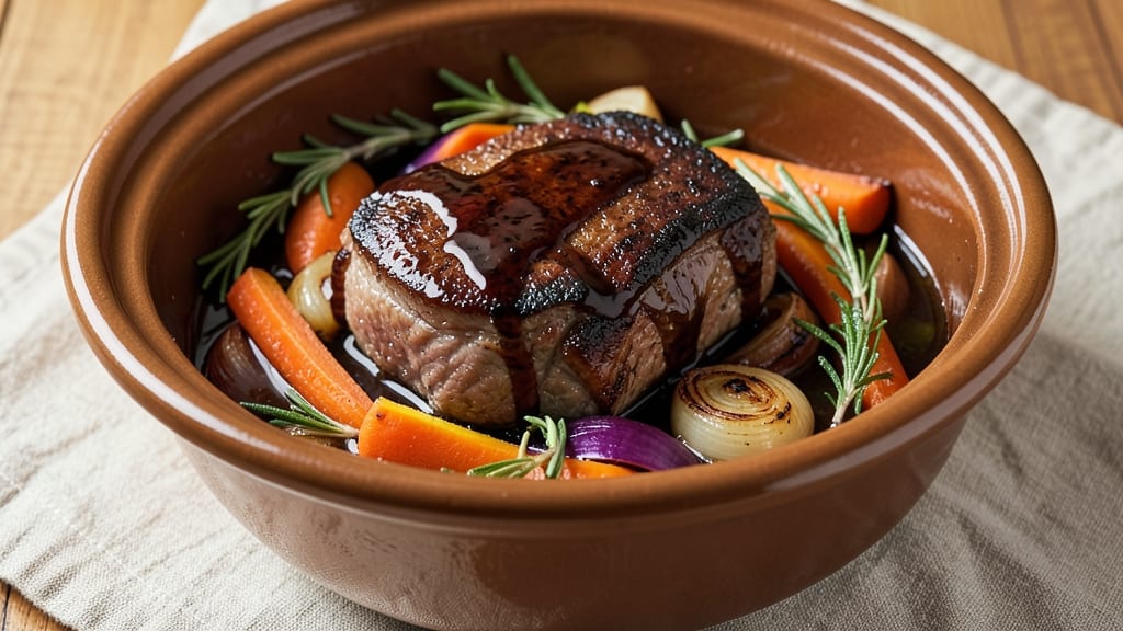 Balsamic Beef Crock Pot Recipe: Deep-Red Sauce That Caramelizes Over Time