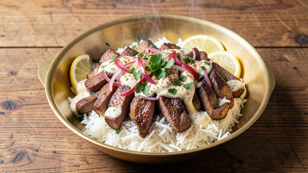 Authentic Beef Shawarma Recipe: Spice-Rubbed Layers and Charred Tortilla Crunch