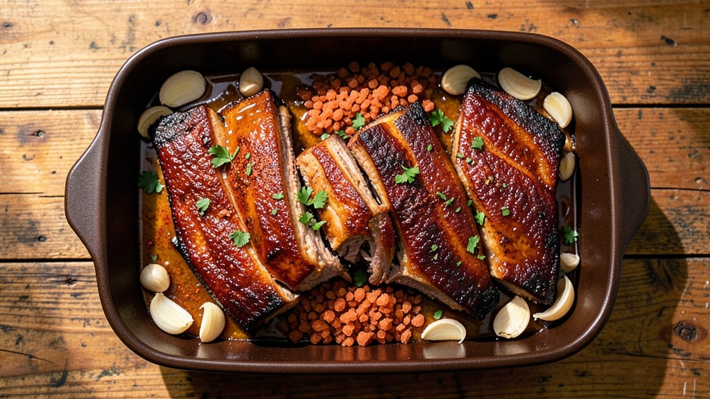 Baked Beef Spare Ribs Recipe: Fall-Off-The-Bone Crispy Skin