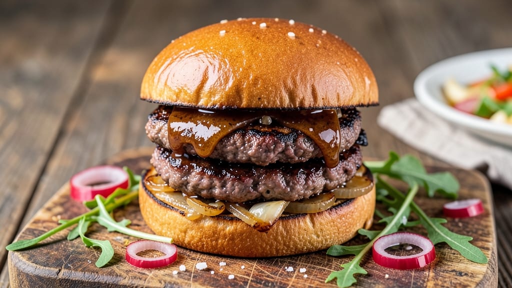 BBQ Beef Burgers Recipe: Smoky Grill Marks and Juicy Centers