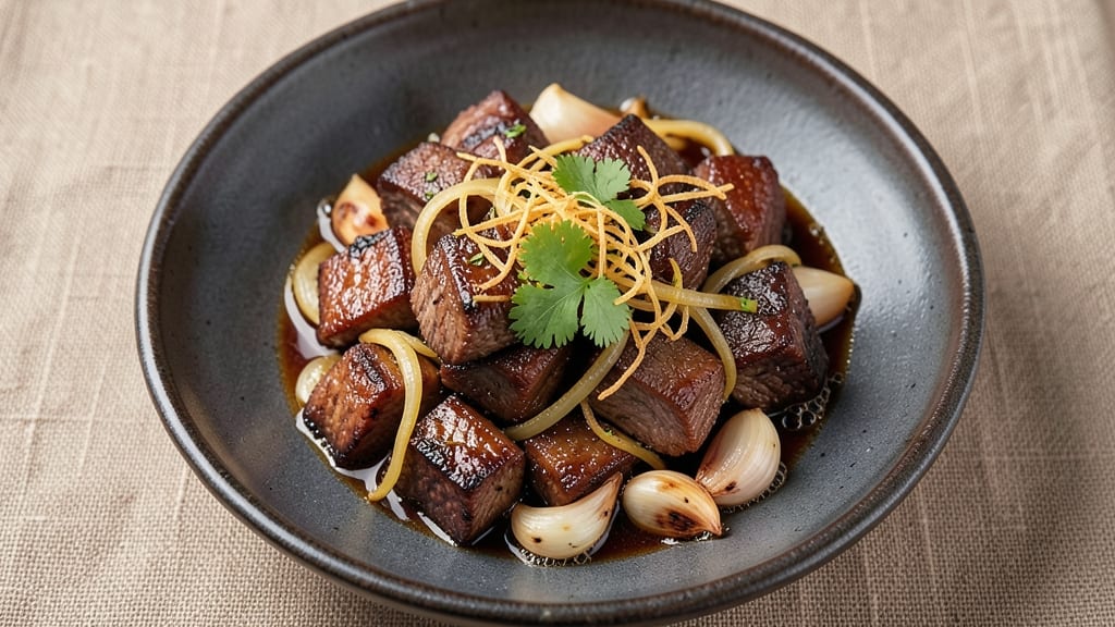 Authentic Beef Misono Recipe: Slow-Simmered Soy-Ginger Richness With Charred Tortilla Crunch