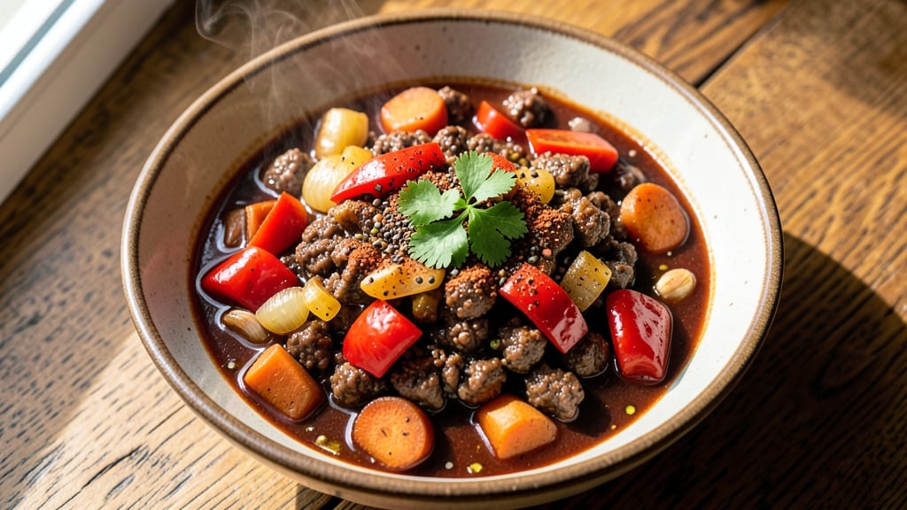 Beef and Veggie Chili Recipe: Deep-Spiced Slow Simmer for Richer Flavor