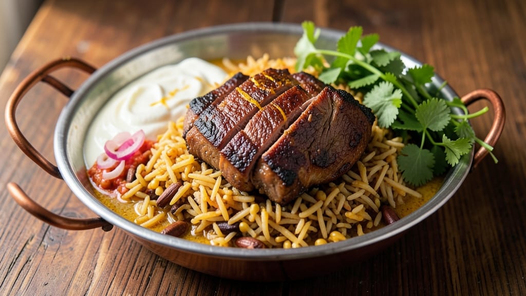 Beef Biriyani Recipe in Malayalam: Fragrant Saffron Rice with Spiced Meat Layers