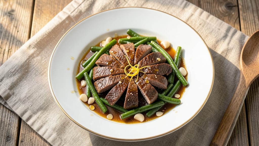 Beef and Green Beans Chinese Recipe: Stir-Fried Soy-Ginger Harmony