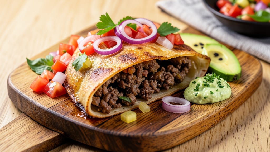 Authentic Ground Beef Chimichanga Recipe: Crispy Tortilla Crowns With Smoky Cumin Cheese Rivers