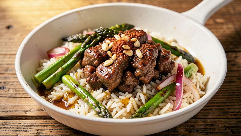 Asparagus Ground Beef Rice Recipe: One-Pan Savory Balance of Greens and Protein