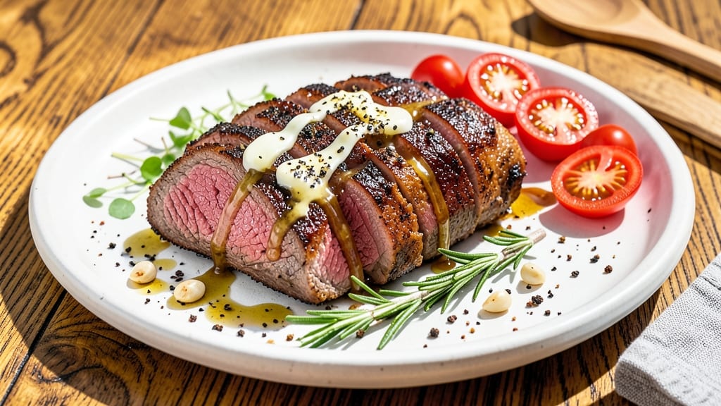 Baked Beef Tenderloin Steak Recipe: Juicy Center and Caramelized Crust